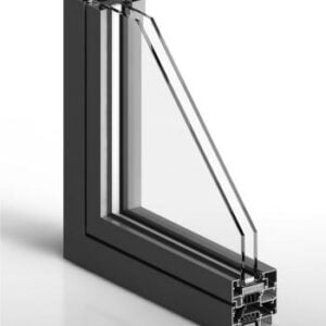 www.pologne-fenetre.frLe système de fenêtre aluminium pas chere Cortizo 70 en couleur gray